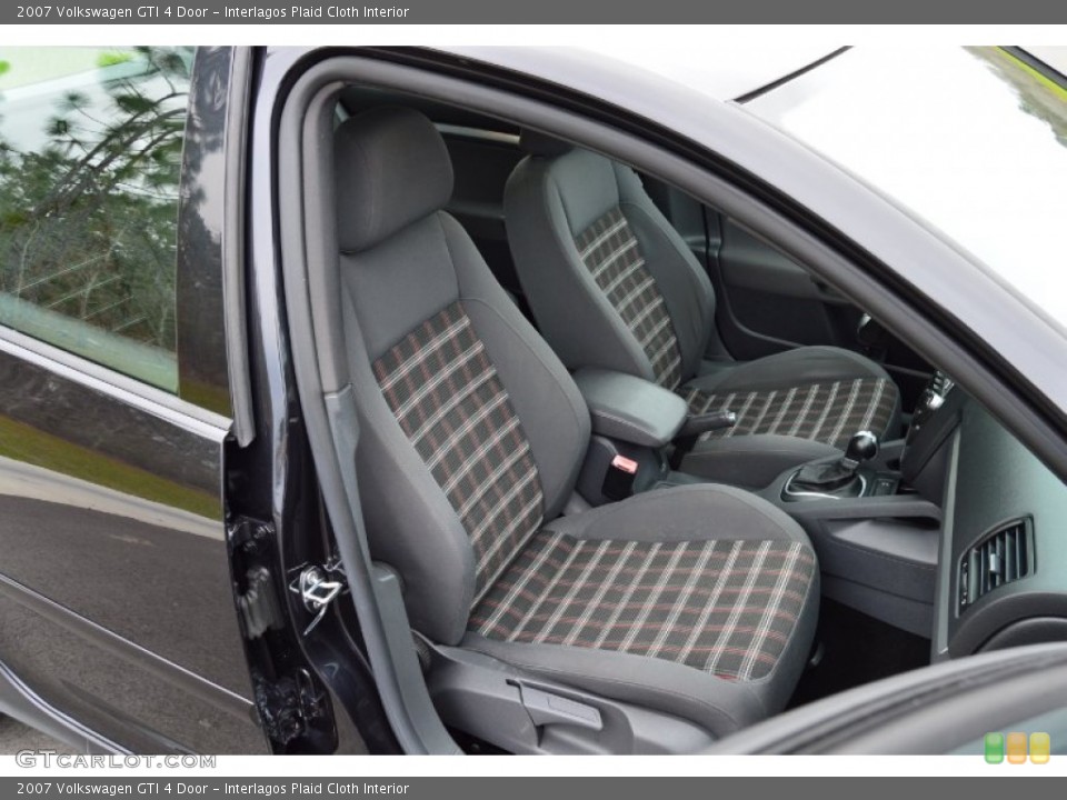 Interlagos Plaid Cloth Interior Front Seat for the 2007 Volkswagen GTI 4 Door #102460550