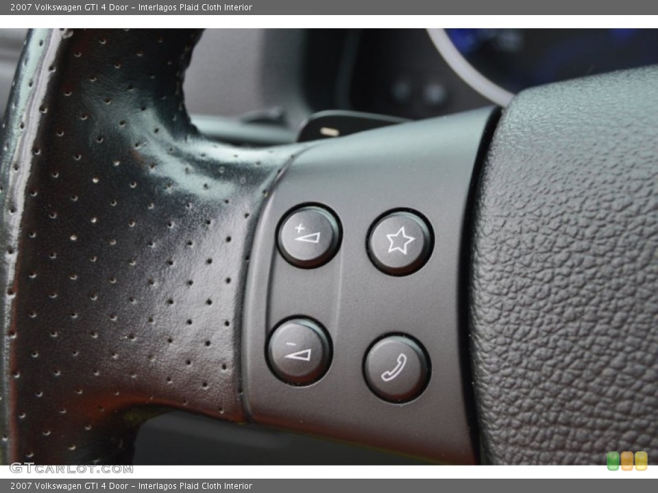 Interlagos Plaid Cloth Interior Controls for the 2007 Volkswagen GTI 4 Door #102460592