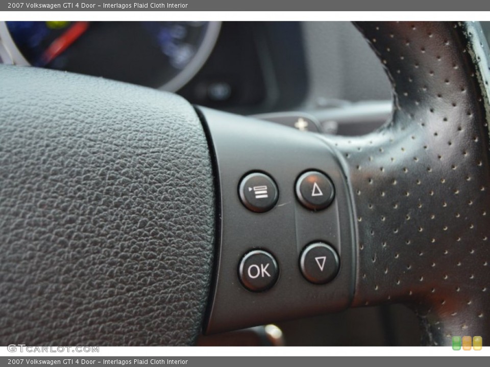 Interlagos Plaid Cloth Interior Controls for the 2007 Volkswagen GTI 4 Door #102460604