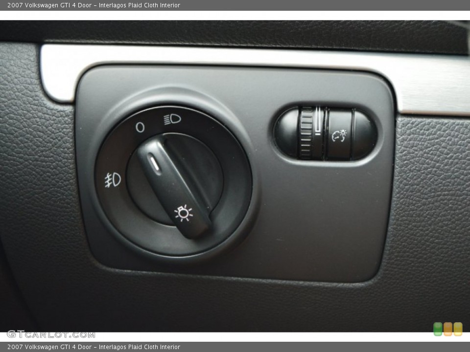 Interlagos Plaid Cloth Interior Controls for the 2007 Volkswagen GTI 4 Door #102460736