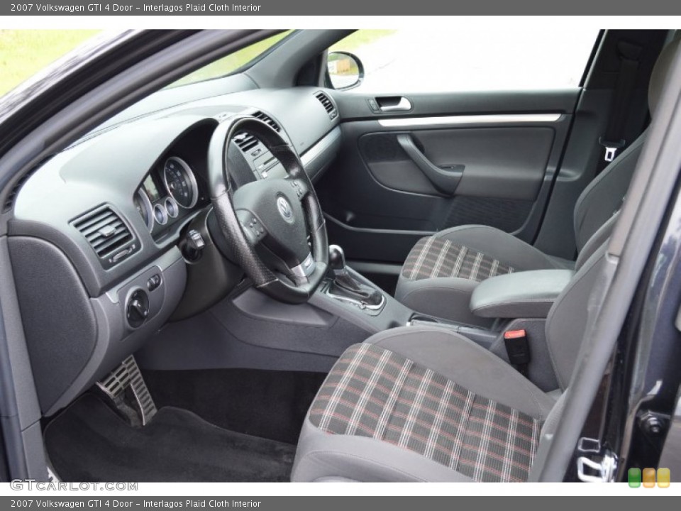 Interlagos Plaid Cloth 2007 Volkswagen GTI Interiors