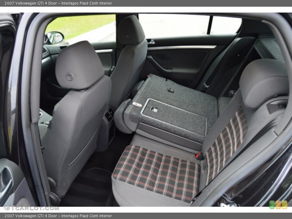 Interlagos Plaid Cloth Interior Rear Seat for the 2007 Volkswagen GTI 4 Door #102460886