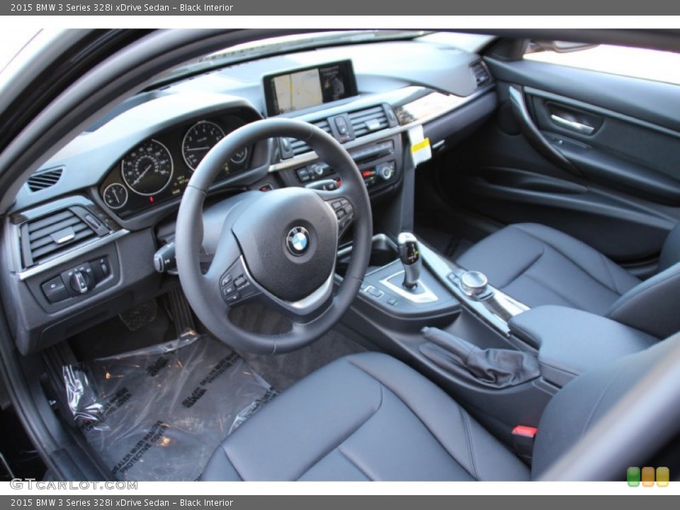 Black Interior Photo for the 2015 BMW 3 Series 328i xDrive Sedan #102477199