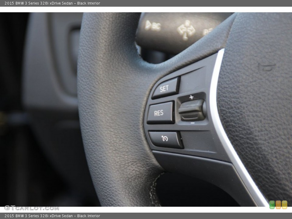Black Interior Controls for the 2015 BMW 3 Series 328i xDrive Sedan #102477409