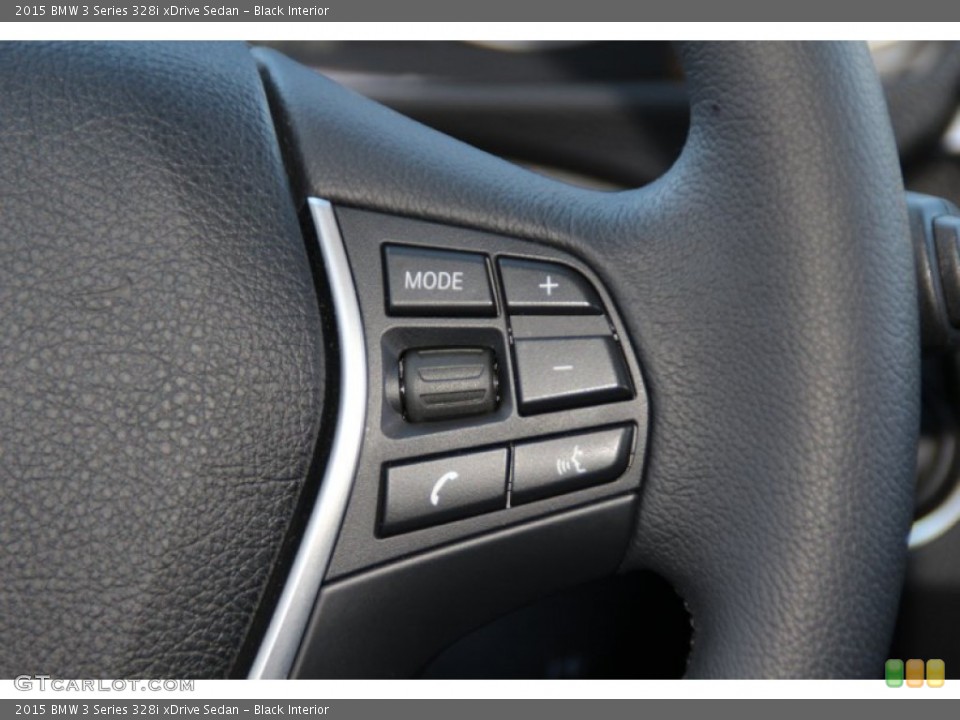 Black Interior Controls for the 2015 BMW 3 Series 328i xDrive Sedan #102477435