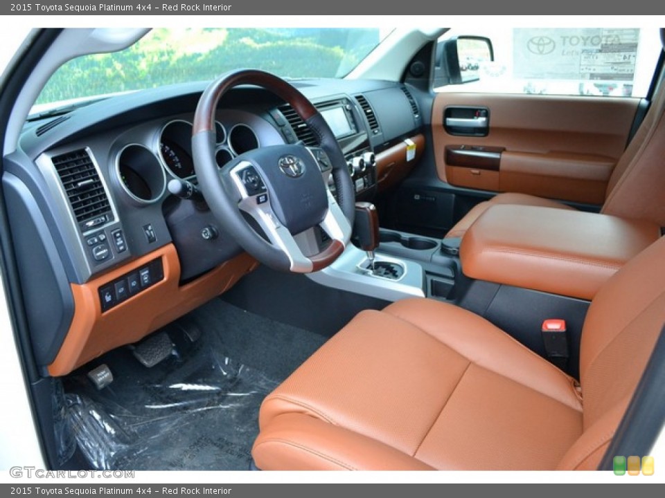 Red Rock Interior Photo for the 2015 Toyota Sequoia Platinum 4x4 #102478059