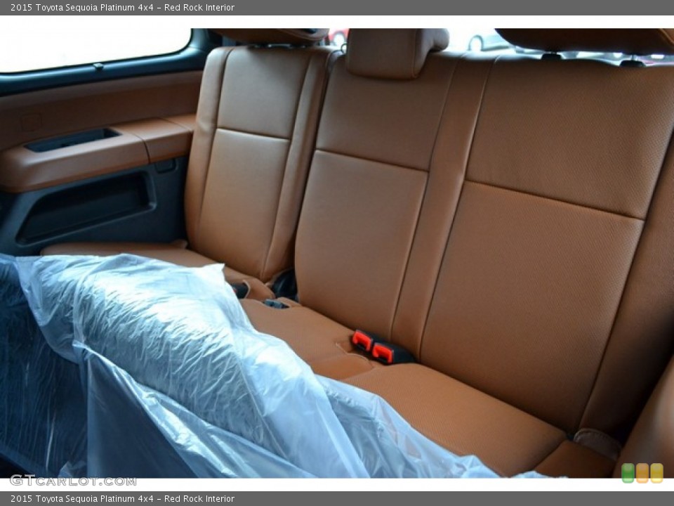 Red Rock Interior Rear Seat for the 2015 Toyota Sequoia Platinum 4x4 #102478167