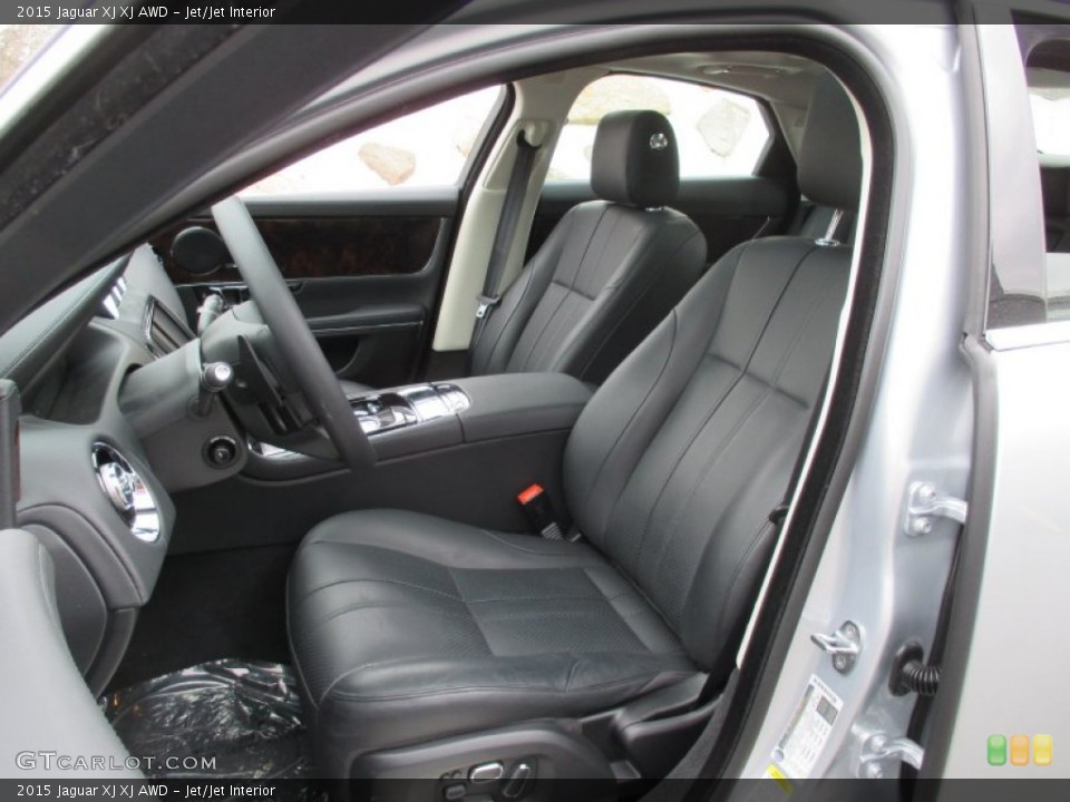 Jet/Jet Interior Front Seat for the 2015 Jaguar XJ XJ AWD #102479682