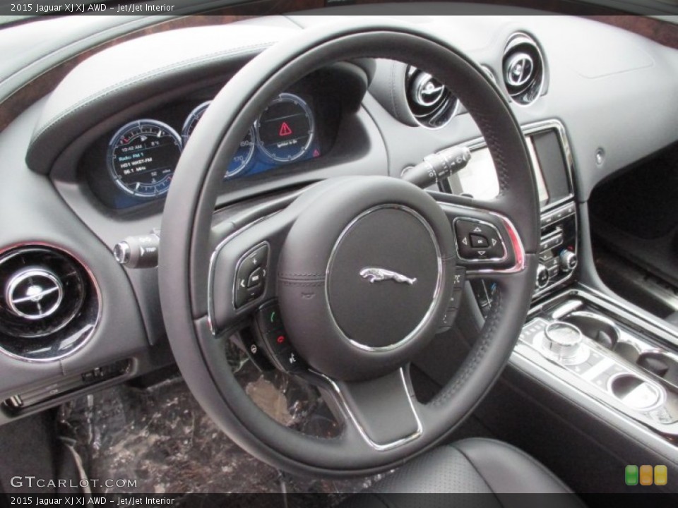 Jet/Jet Interior Steering Wheel for the 2015 Jaguar XJ XJ AWD #102479739