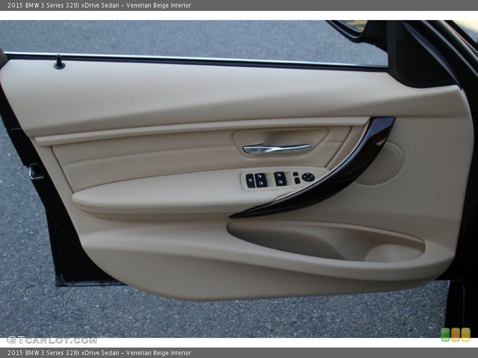 Venetian Beige Interior Door Panel for the 2015 BMW 3 Series 328i xDrive Sedan #102480228