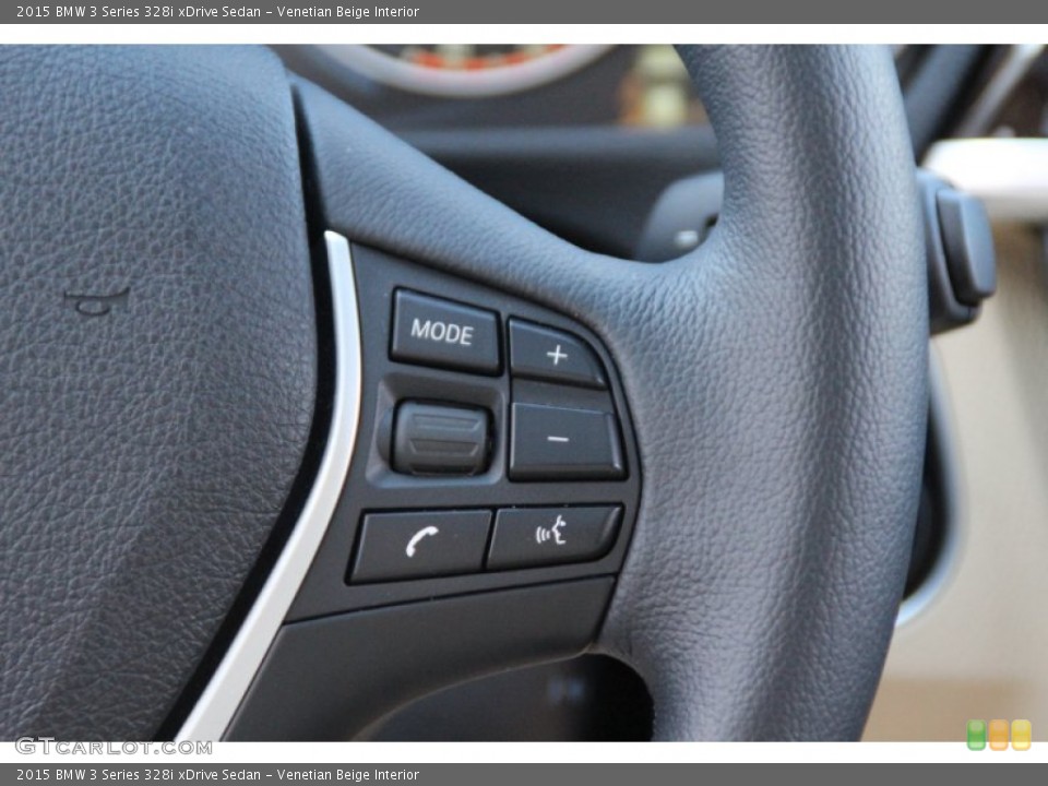 Venetian Beige Interior Controls for the 2015 BMW 3 Series 328i xDrive Sedan #102480492
