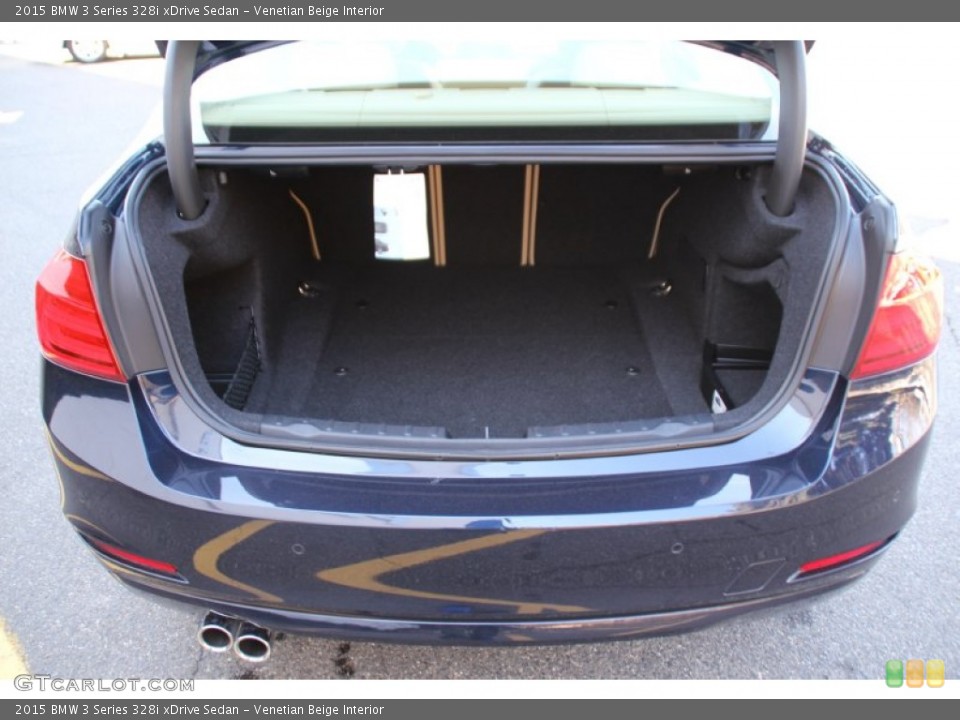 Venetian Beige Interior Trunk for the 2015 BMW 3 Series 328i xDrive Sedan #102480537