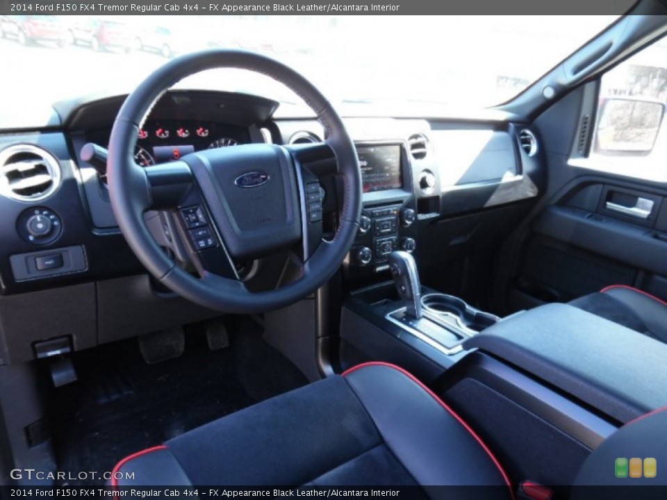 FX Appearance Black Leather/Alcantara Interior Prime Interior for the 2014 Ford F150 FX4 Tremor Regular Cab 4x4 #102480559
