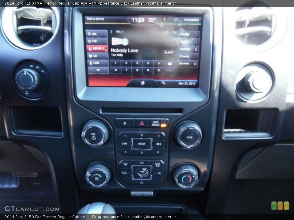 FX Appearance Black Leather/Alcantara Interior Controls for the 2014 Ford F150 FX4 Tremor Regular Cab 4x4 #102480609