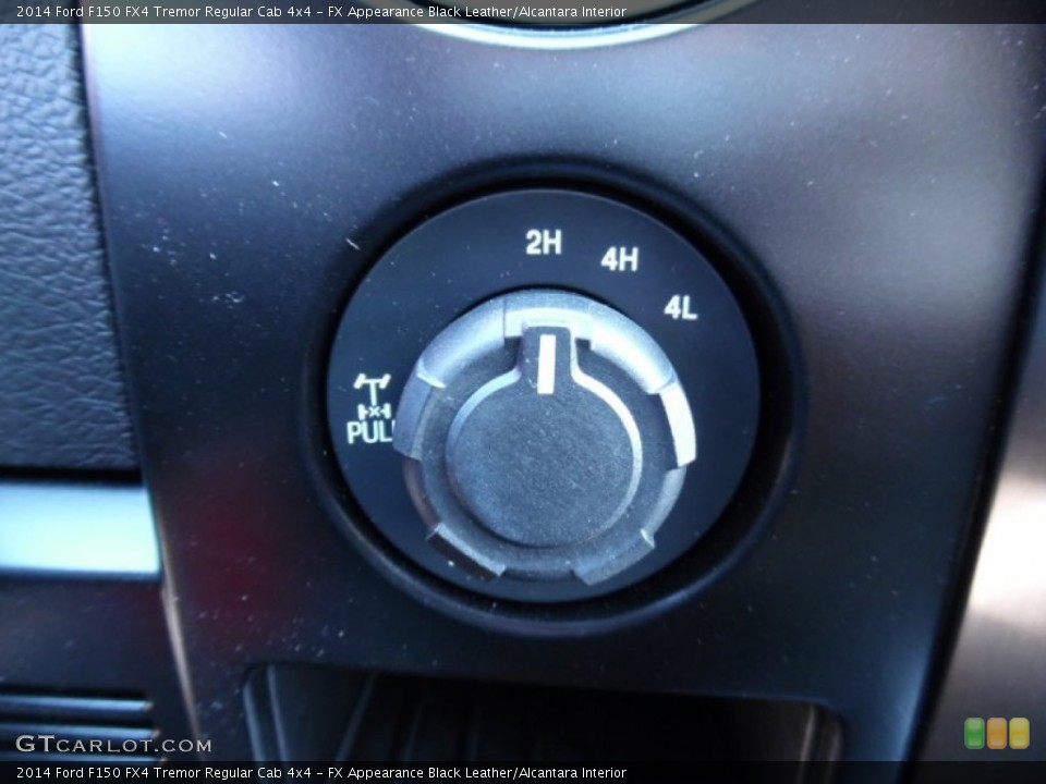 FX Appearance Black Leather/Alcantara Interior Controls for the 2014 Ford F150 FX4 Tremor Regular Cab 4x4 #102480636