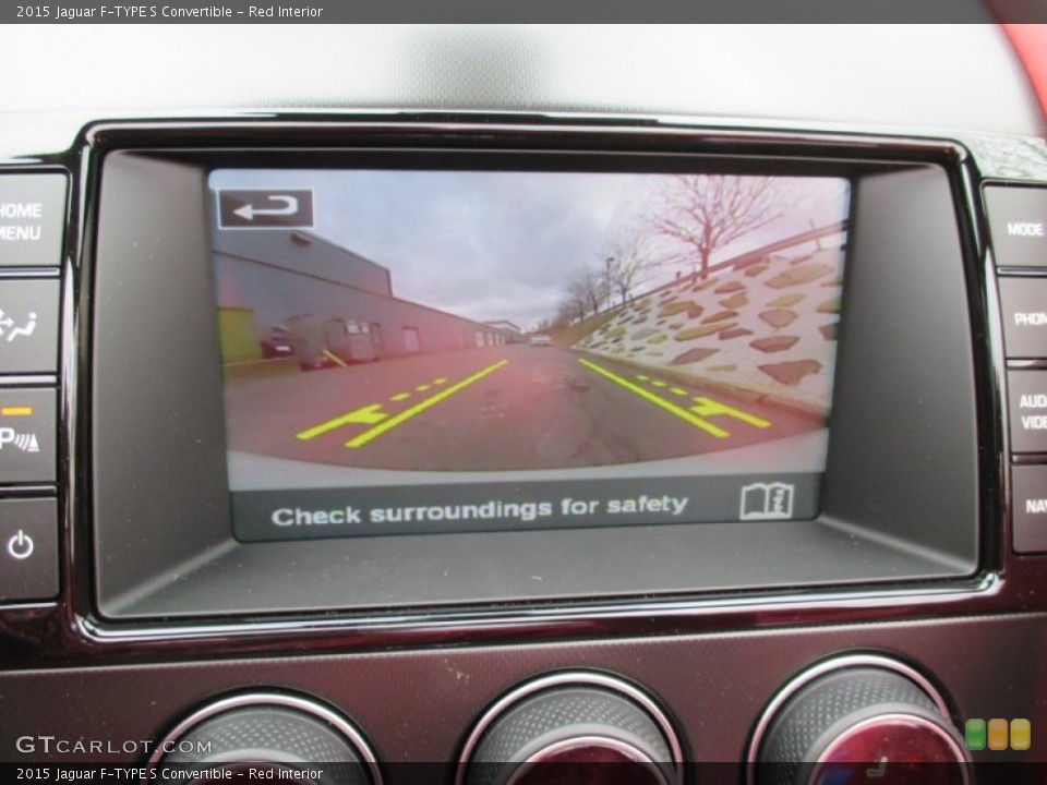 Red Interior Controls for the 2015 Jaguar F-TYPE S Convertible #102480852