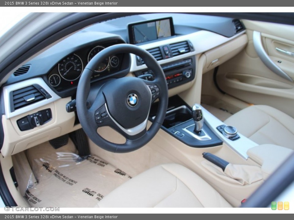 Venetian Beige Interior Photo for the 2015 BMW 3 Series 328i xDrive Sedan #102481080