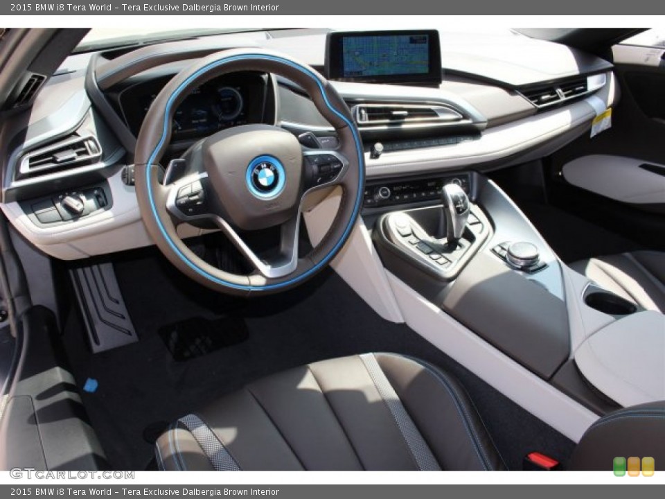 Tera Exclusive Dalbergia Brown Interior Photo for the 2015 BMW i8 Tera World #102481701