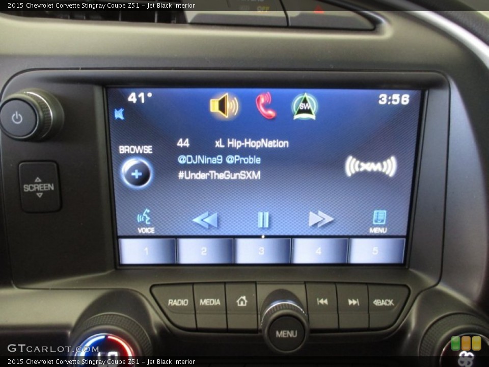 Jet Black Interior Controls for the 2015 Chevrolet Corvette Stingray Coupe Z51 #102487311