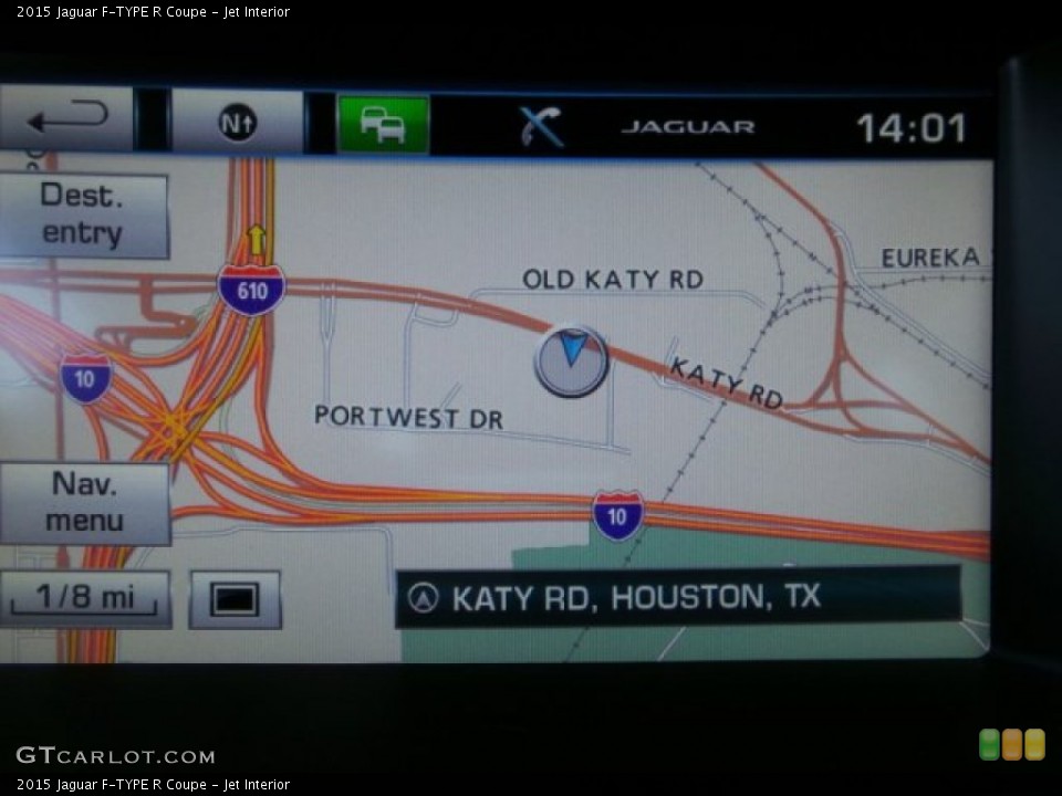 Jet Interior Navigation for the 2015 Jaguar F-TYPE R Coupe #102490653