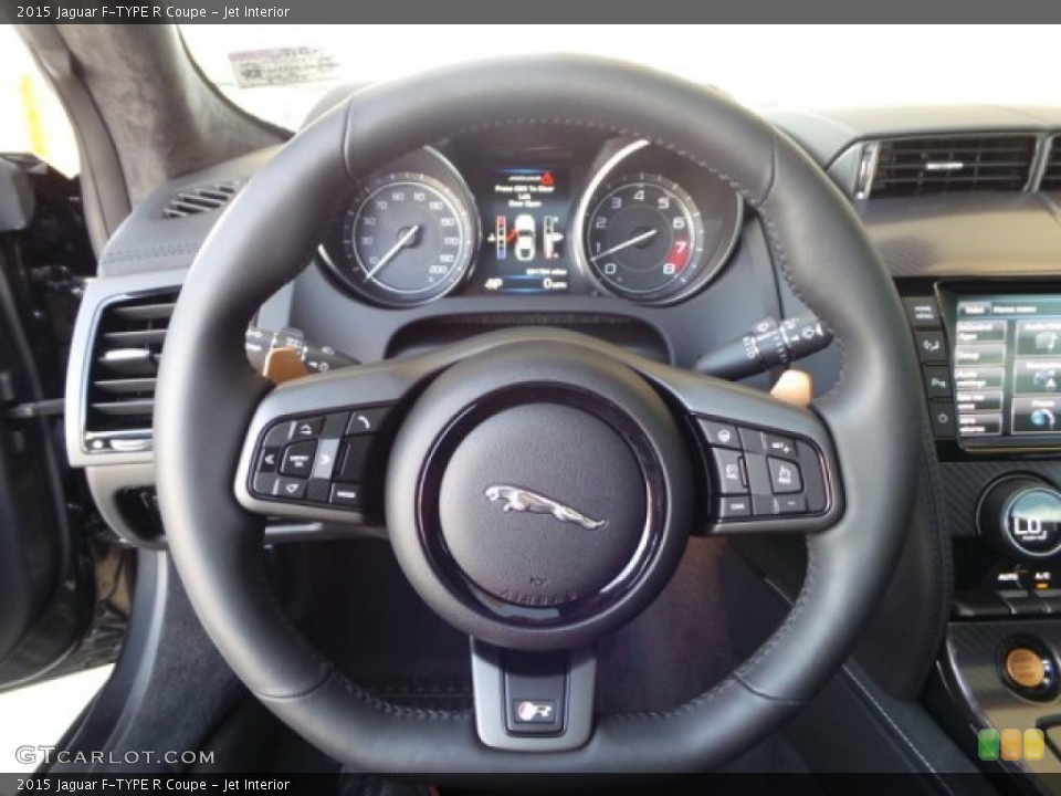 Jet Interior Steering Wheel for the 2015 Jaguar F-TYPE R Coupe #102491292