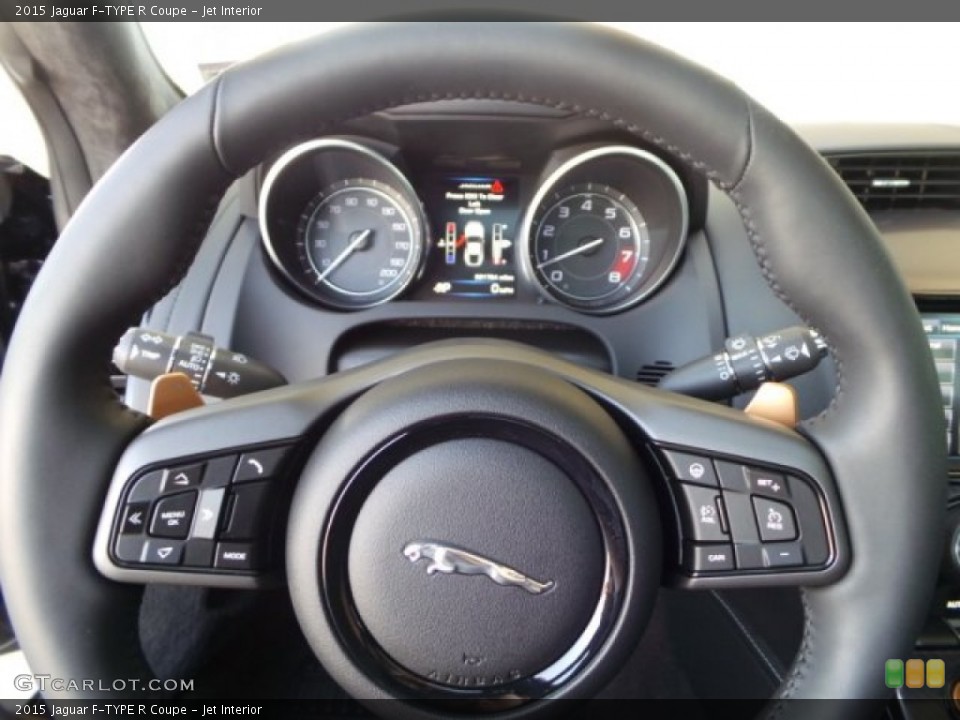 Jet Interior Steering Wheel for the 2015 Jaguar F-TYPE R Coupe #102491308