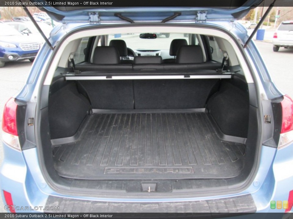 Off Black Interior Trunk for the 2010 Subaru Outback 2.5i Limited Wagon #102492567