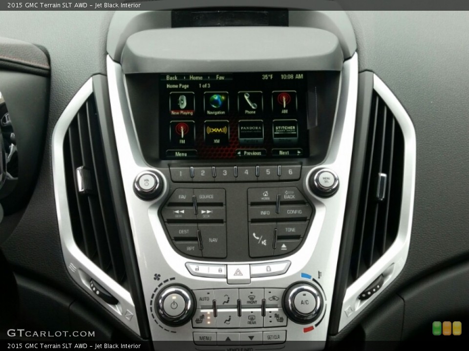 Jet Black Interior Controls for the 2015 GMC Terrain SLT AWD #102493029