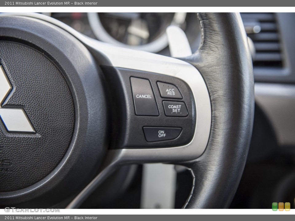 Black Interior Controls for the 2011 Mitsubishi Lancer Evolution MR #102493515