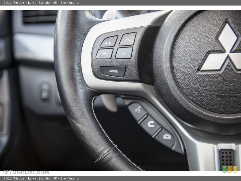 Black Interior Controls for the 2011 Mitsubishi Lancer Evolution MR #102493587