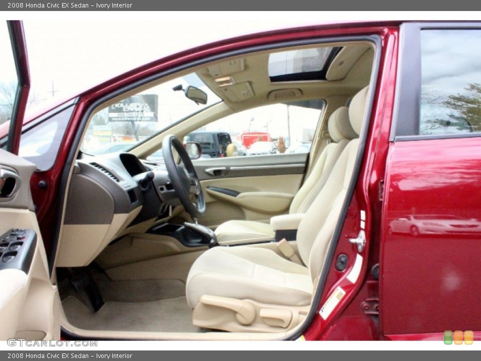 Ivory Interior Photo for the 2008 Honda Civic EX Sedan #102497655