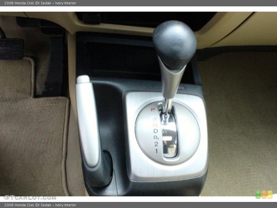 Ivory Interior Transmission for the 2008 Honda Civic EX Sedan #102497739