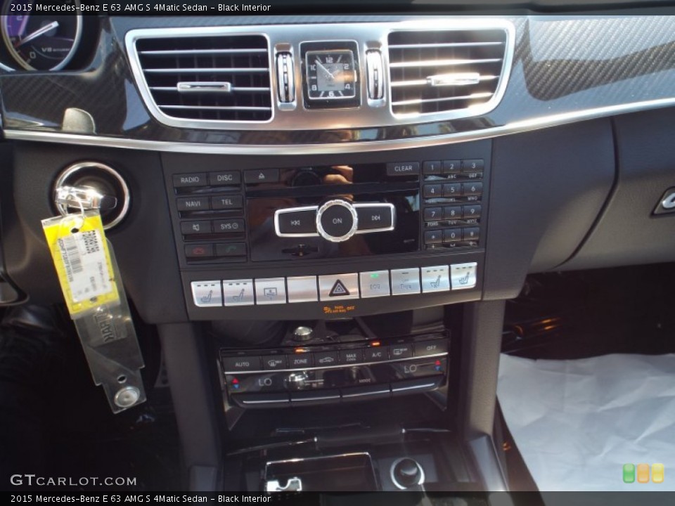 Black Interior Controls for the 2015 Mercedes-Benz E 63 AMG S 4Matic Sedan #102498108