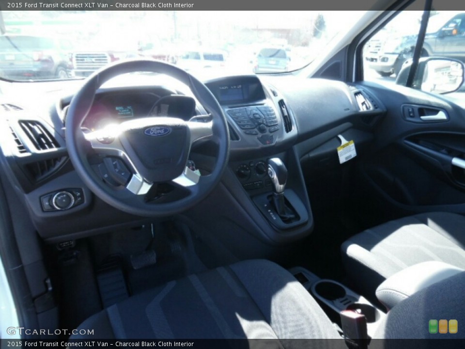 Charcoal Black Cloth Interior Photo for the 2015 Ford Transit Connect XLT Van #102499530