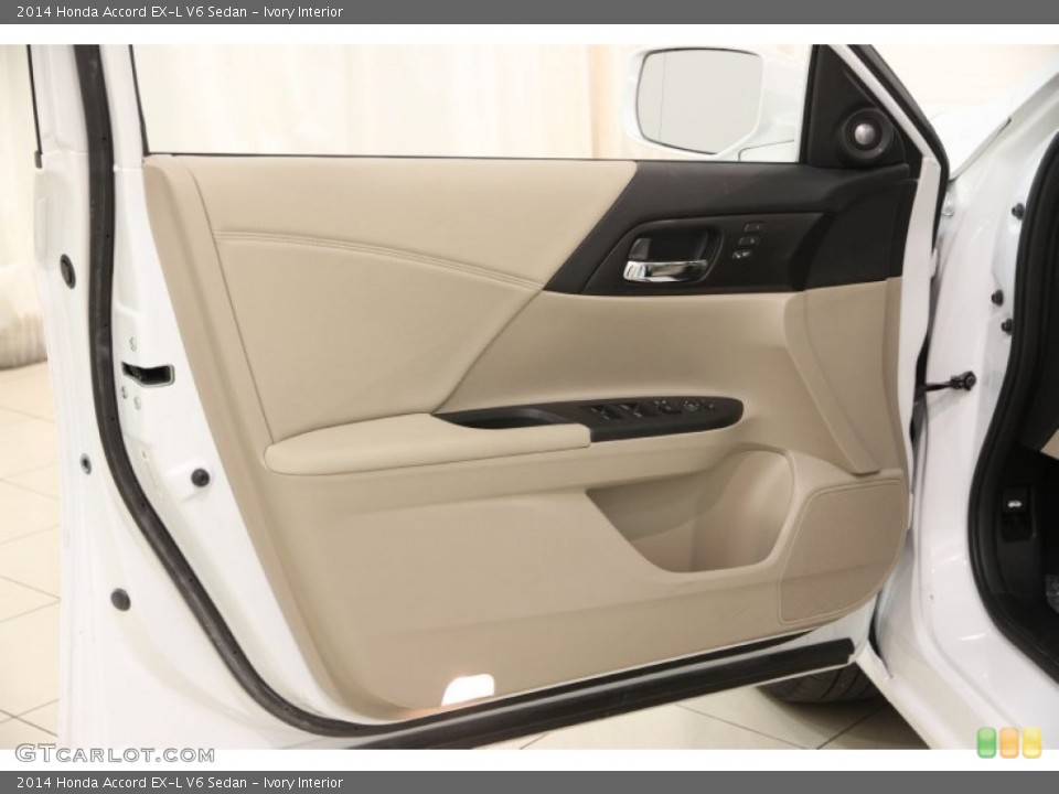 Ivory Interior Door Panel for the 2014 Honda Accord EX-L V6 Sedan #102500091