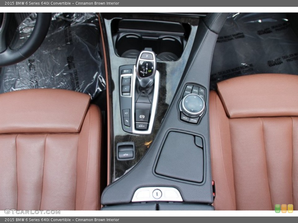 Cinnamon Brown Interior Transmission for the 2015 BMW 6 Series 640i Convertible #102500109