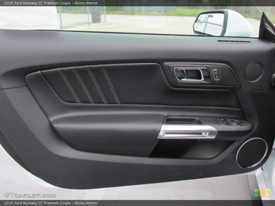 Ebony Interior Door Panel for the 2015 Ford Mustang GT Premium Coupe #102502365