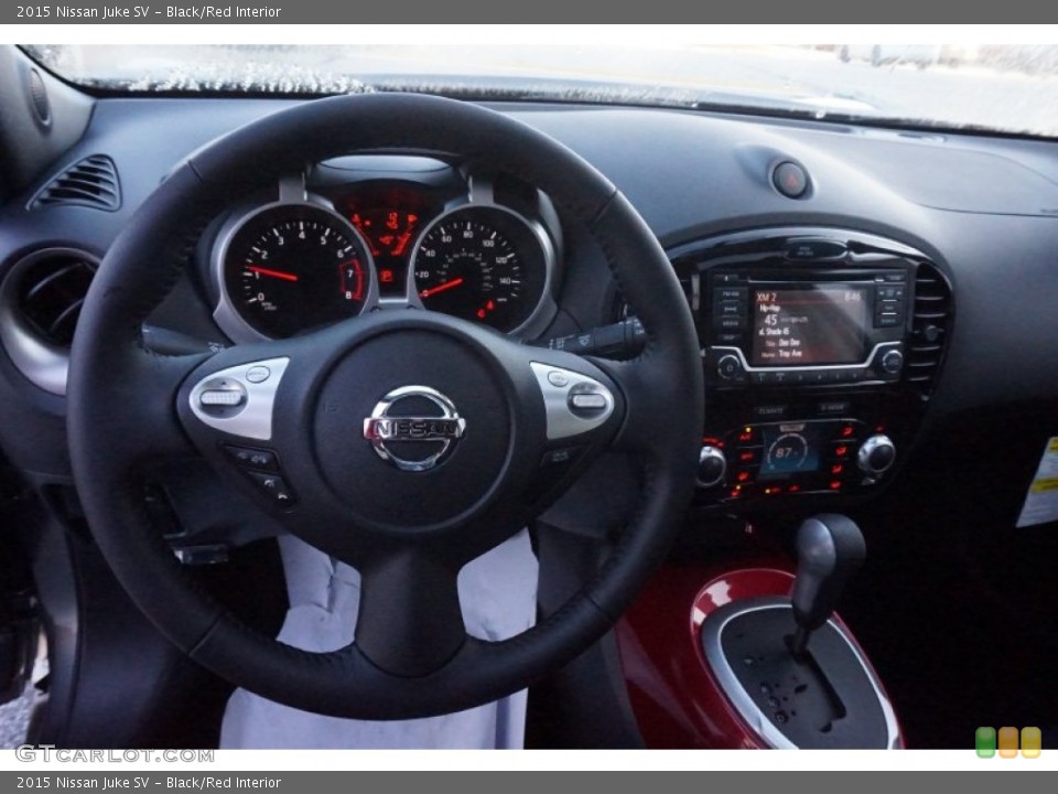 Black/Red Interior Dashboard for the 2015 Nissan Juke SV #102502461