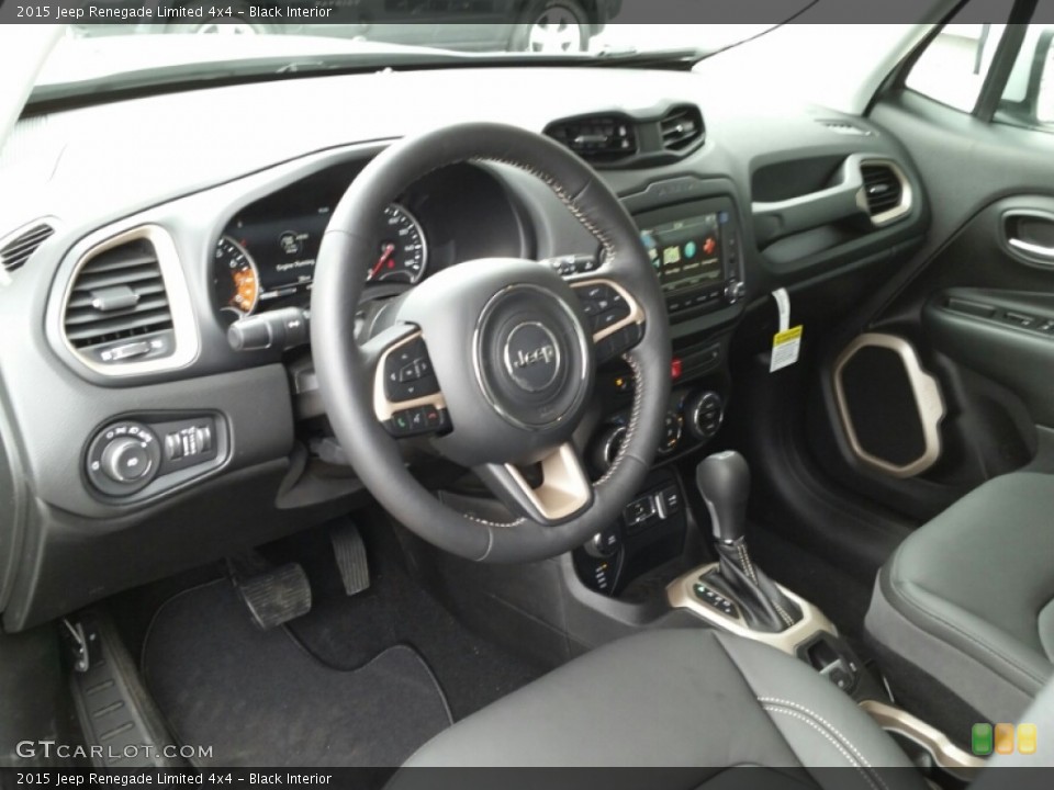 Black Interior Photo for the 2015 Jeep Renegade Limited 4x4 #102506595
