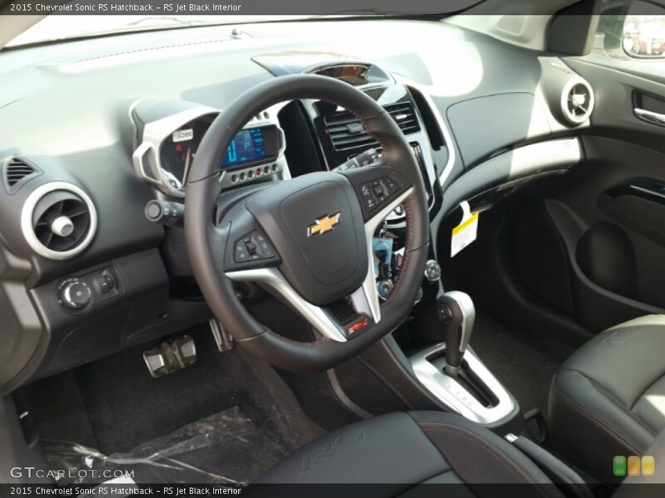 RS Jet Black Interior Prime Interior for the 2015 Chevrolet Sonic RS Hatchback #102511097