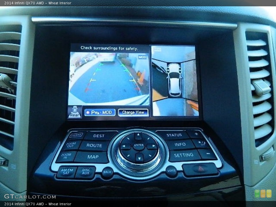 Wheat Interior Controls for the 2014 Infiniti QX70 AWD #102511127