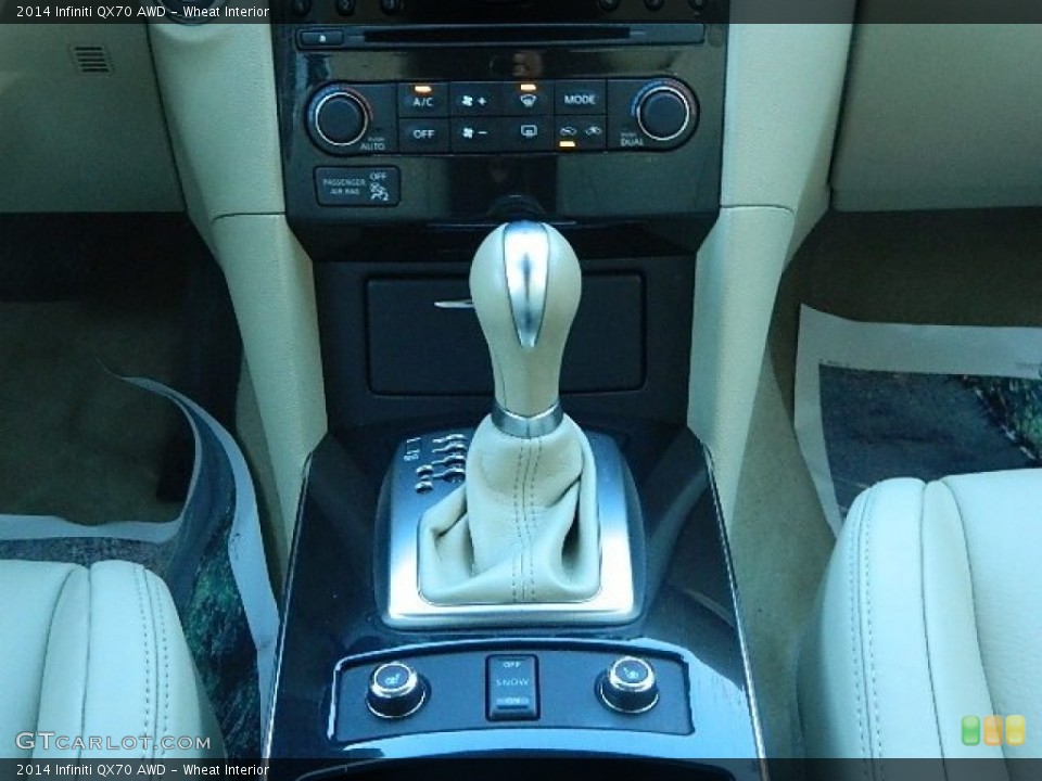 Wheat Interior Transmission for the 2014 Infiniti QX70 AWD #102511146