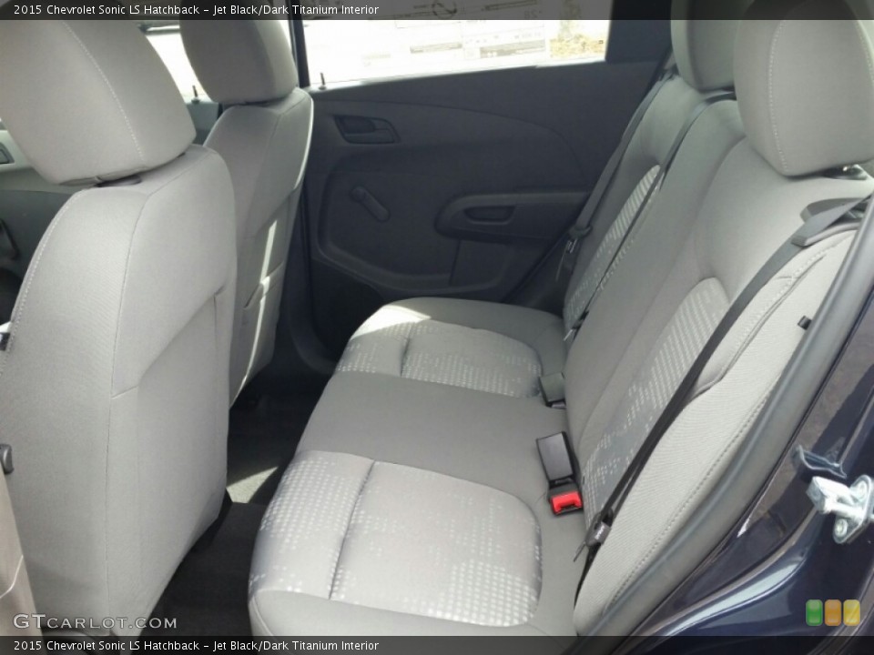 Jet Black/Dark Titanium Interior Rear Seat for the 2015 Chevrolet Sonic LS Hatchback #102511307