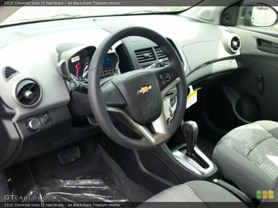 Jet Black/Dark Titanium Interior Prime Interior for the 2015 Chevrolet Sonic LS Hatchback #102511328