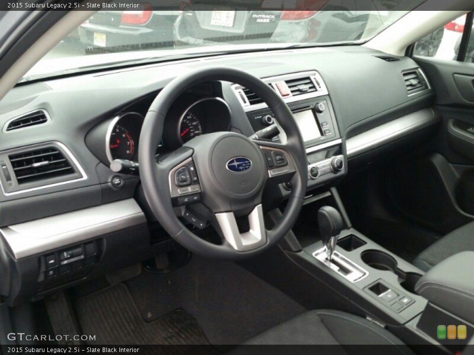 Slate Black Interior Dashboard for the 2015 Subaru Legacy 2.5i #102512119
