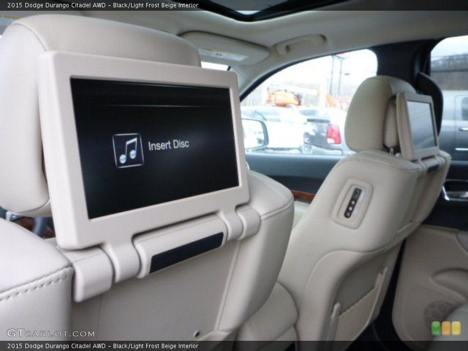 Black/Light Frost Beige Interior Entertainment System for the 2015 Dodge Durango Citadel AWD #102513627