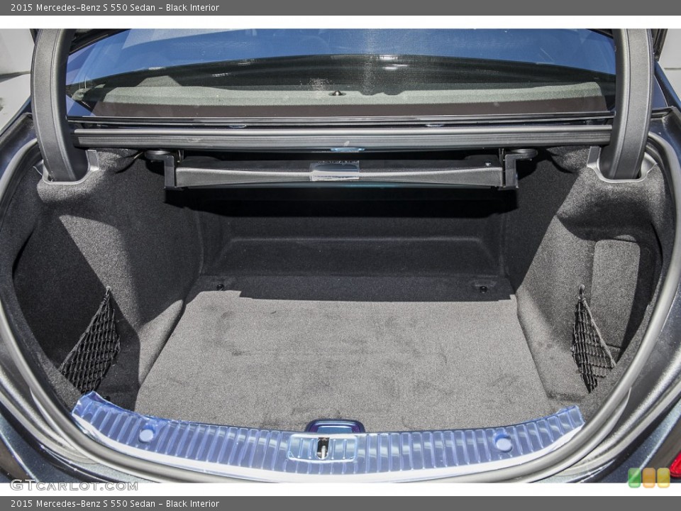 Black Interior Trunk for the 2015 Mercedes-Benz S 550 Sedan #102515567