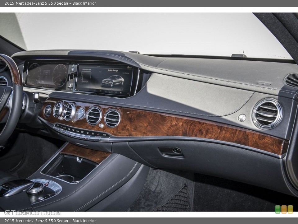 Black Interior Dashboard for the 2015 Mercedes-Benz S 550 Sedan #102515696