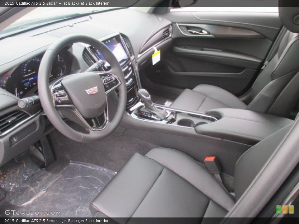 Jet Black/Jet Black Interior Prime Interior for the 2015 Cadillac ATS 2.5 Sedan #102519575