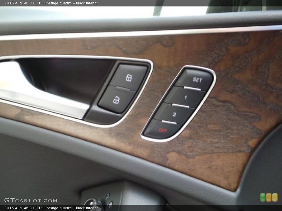 Black Interior Controls for the 2016 Audi A6 3.0 TFSI Prestige quattro #102522035